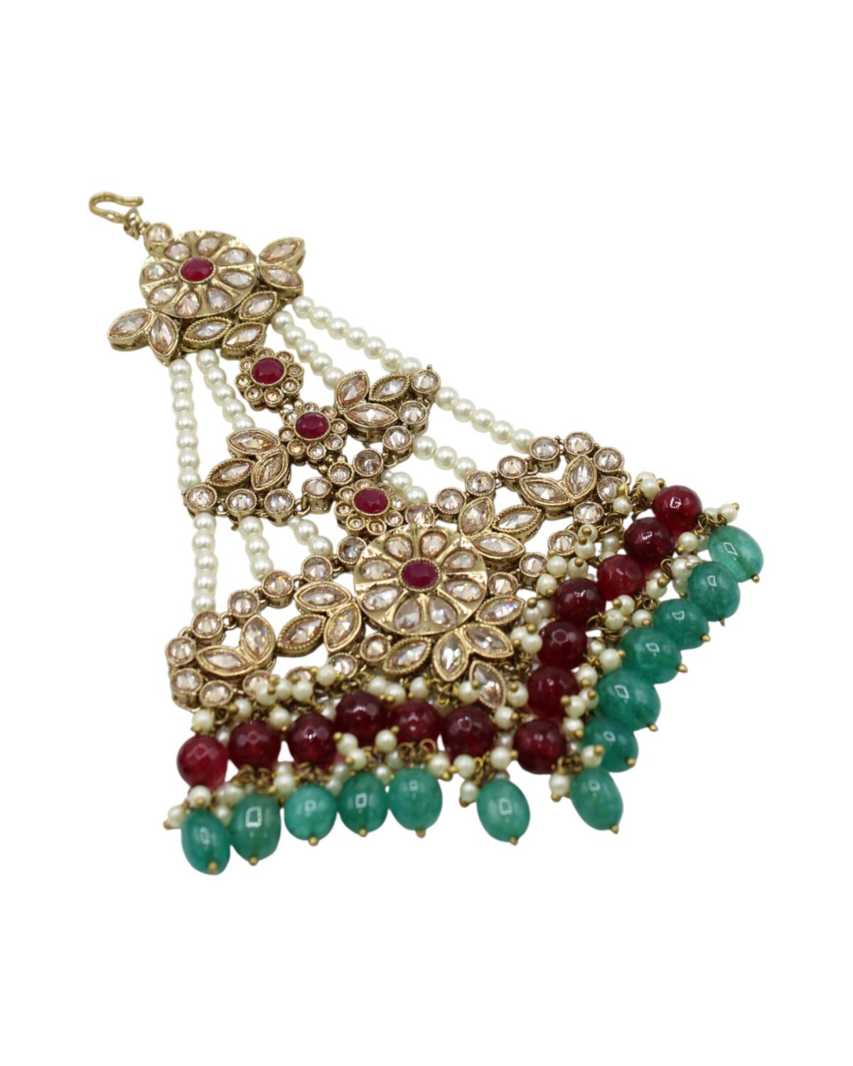 Elegant Traditional Indian Jewelry with Gemstone Accents