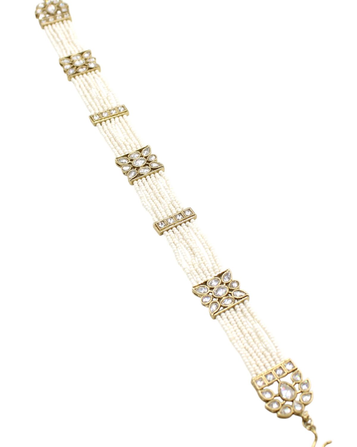 Elegant Pearl and Gold Bracelet