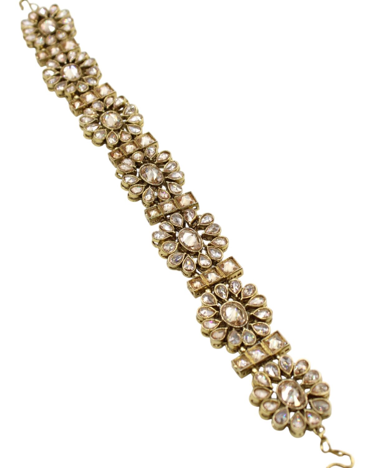 Elegant Vintage Bracelet with Intricate Gemstone Design