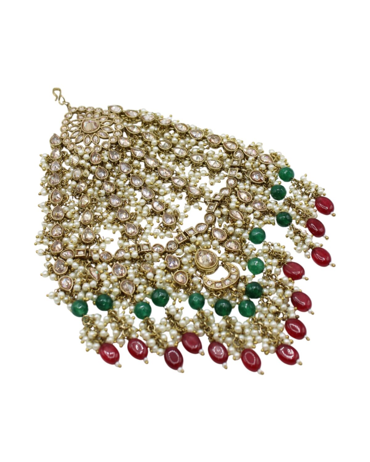 Exquisite Traditional Indian Jewelry with Pearls and Gemstones