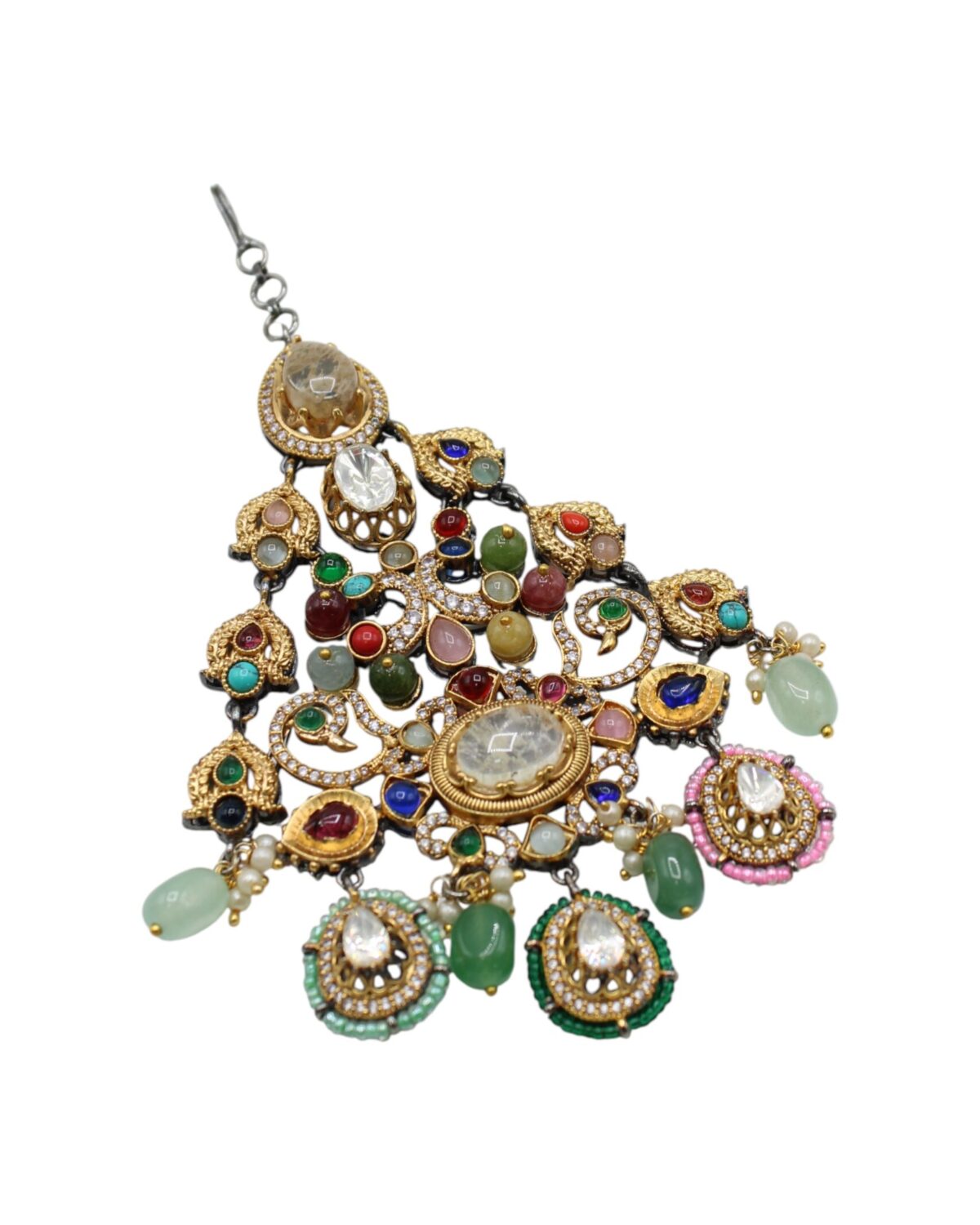 Intricately Designed Multicolored Statement Earring
