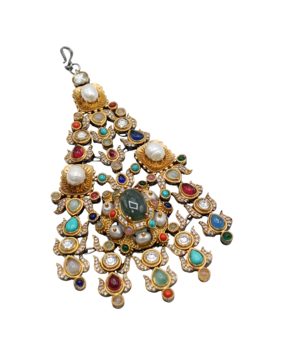 Exquisite Vintage Gemstone and Pearl Pendant