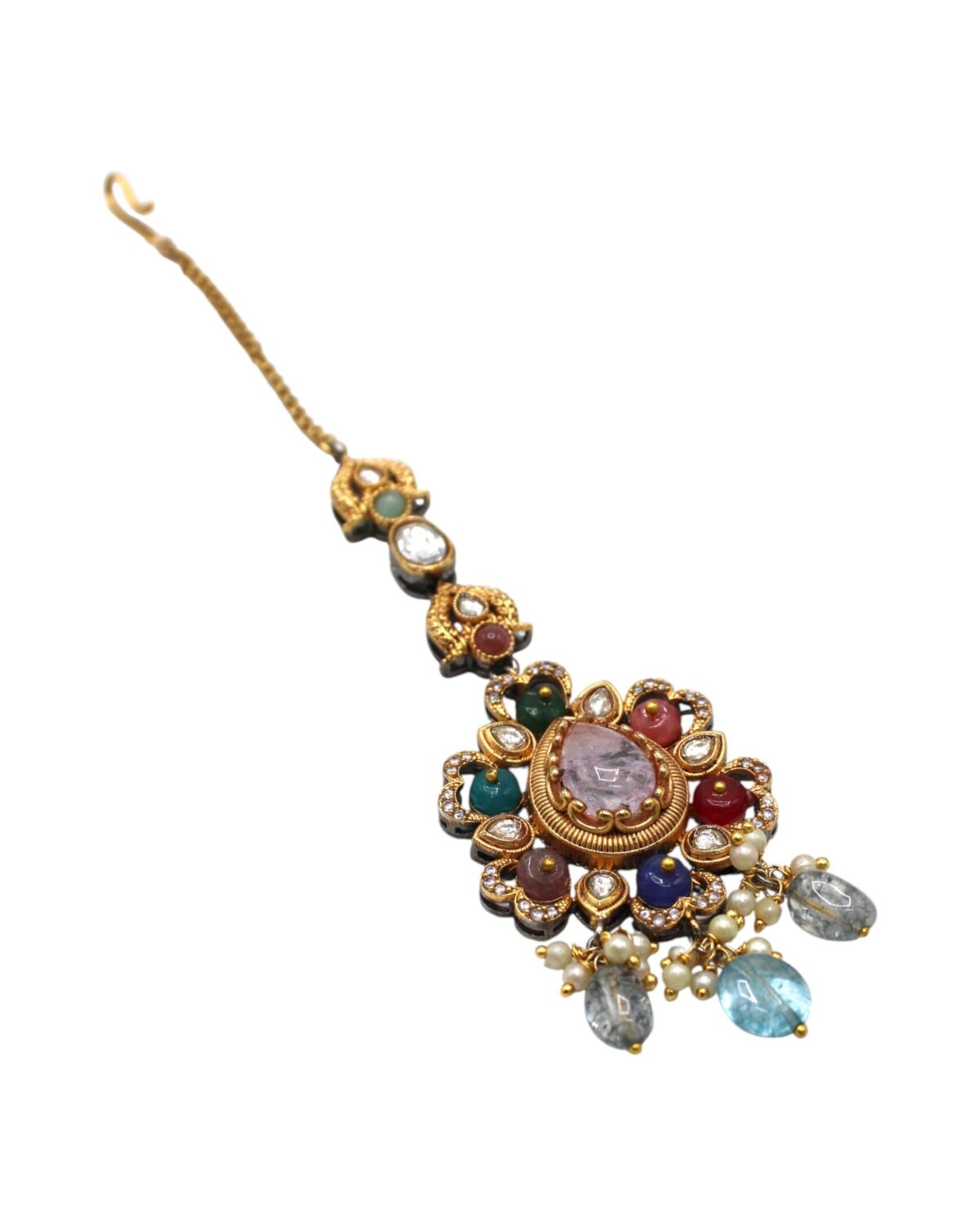 Exquisite Vintage Gemstone Pendant with Intricate Detailing