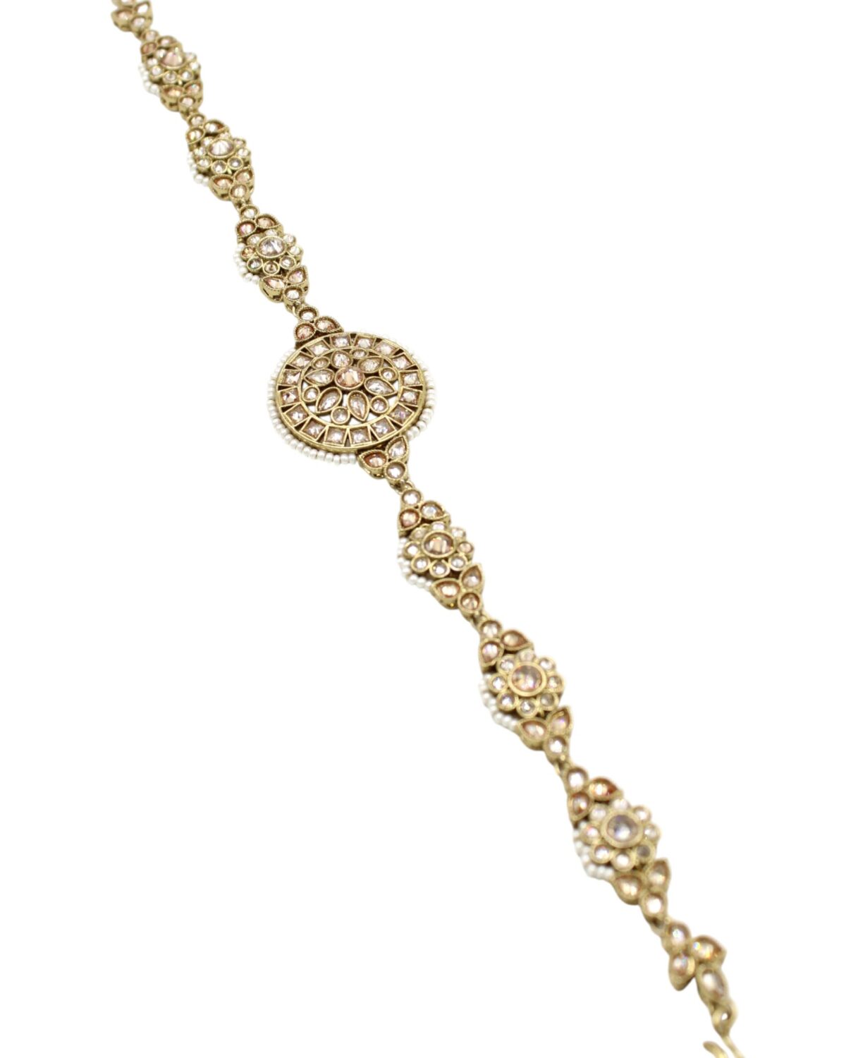 Elegant Gold and Pearl Bracelet