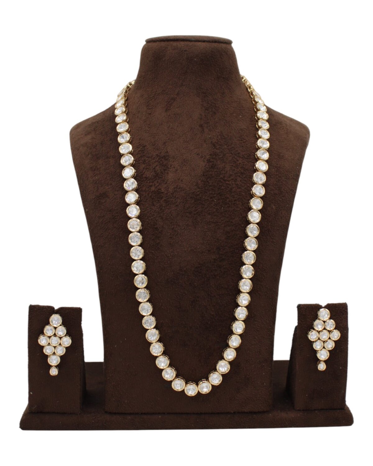 Elegant Gold and Diamond Jewelry Set Display