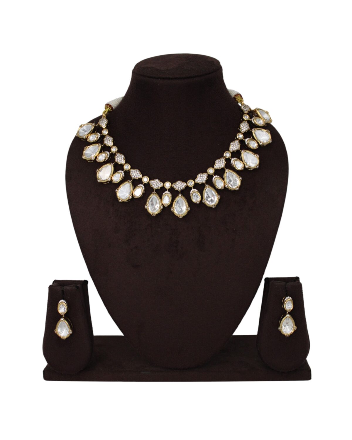 Elegant Crystal Necklace and Earring Set