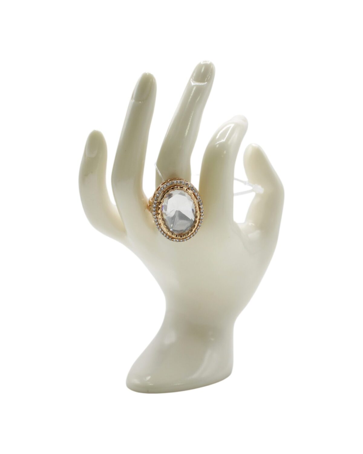 Elegant Statement Ring Displayed on a Stylish Hand Model