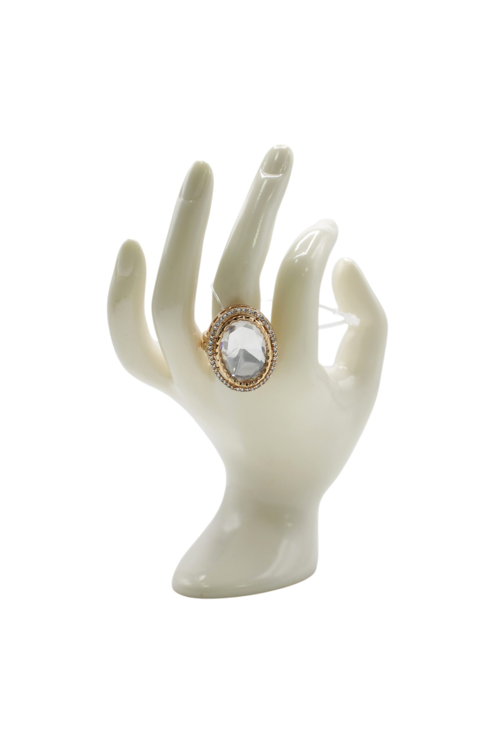 Elegant Statement Ring Displayed on a Stylish Hand Model