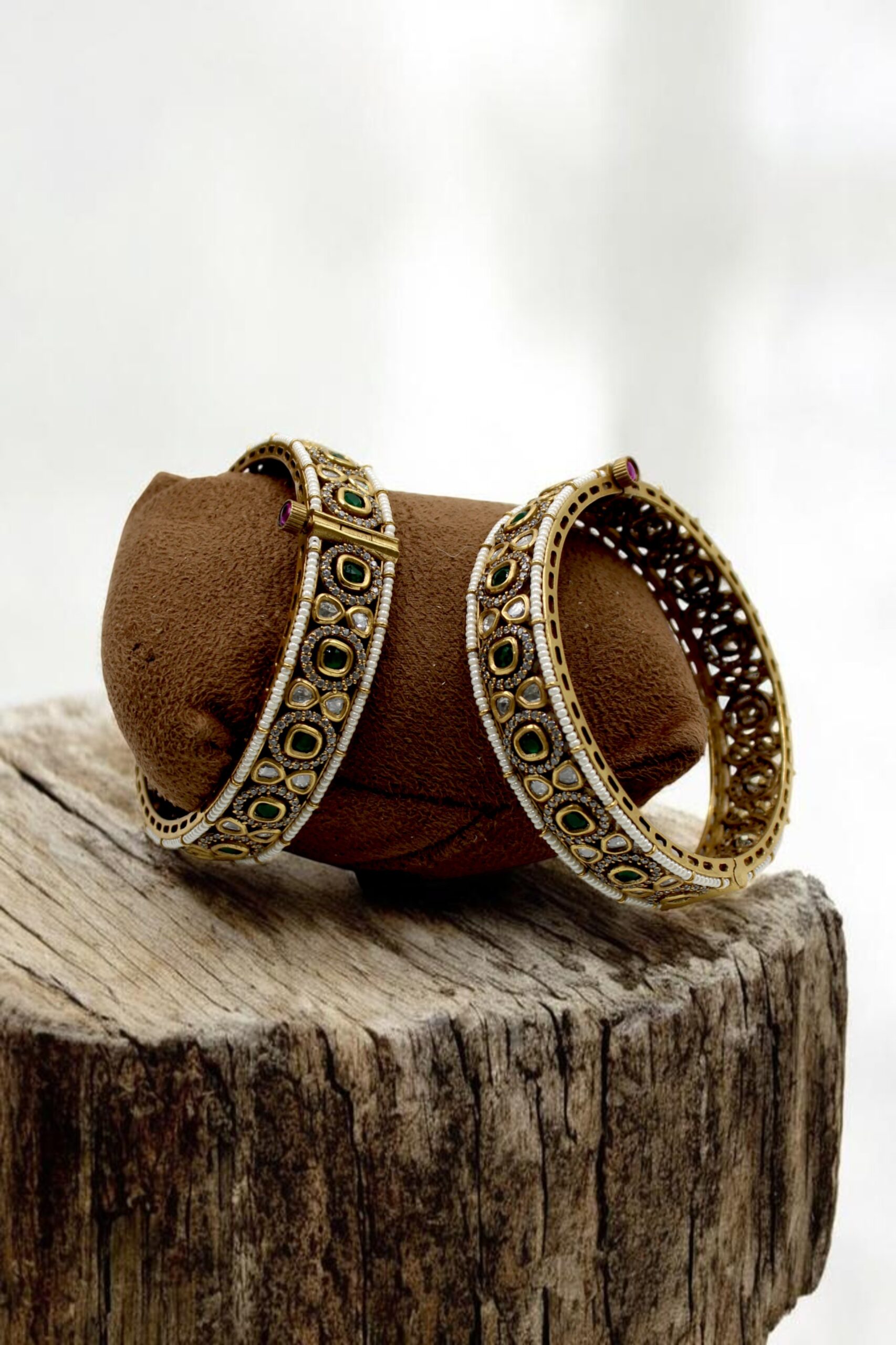 Elegant Traditional Bangles with Intricate Design - Image 3