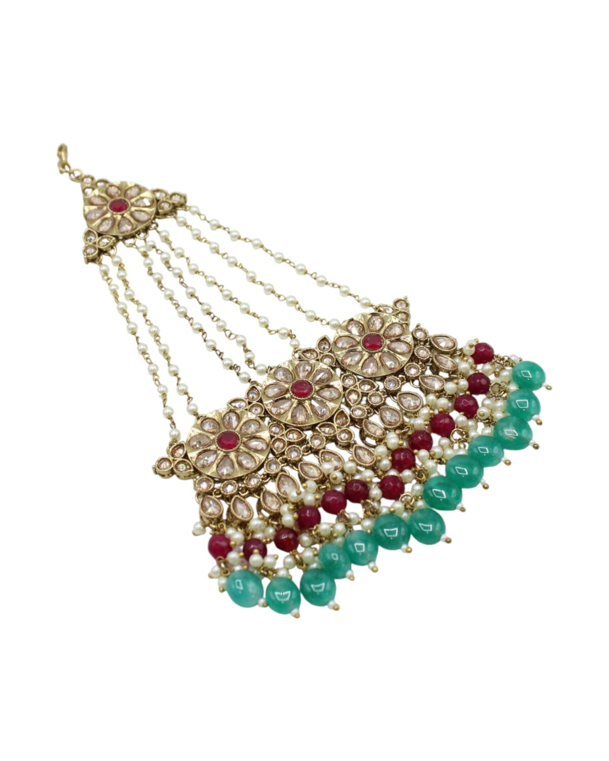 Elegant Traditional Indian Jewelry with Gemstone Accents