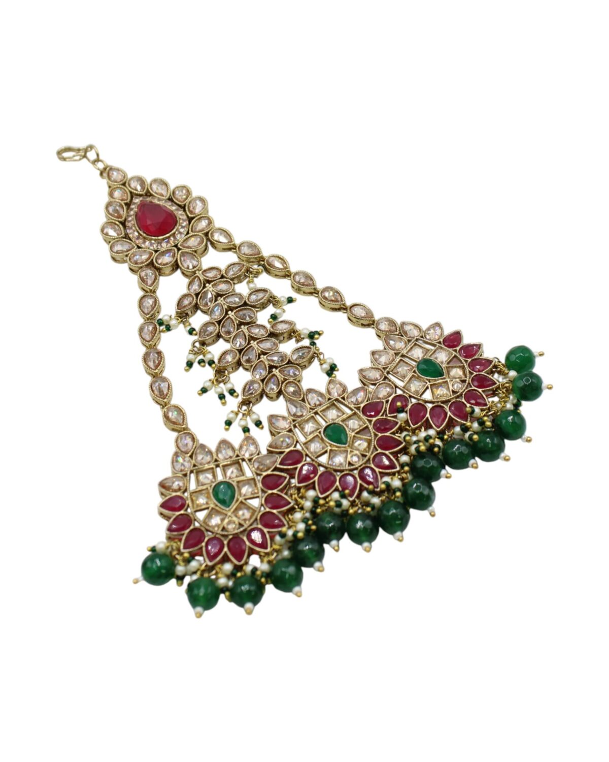 Exquisite Traditional Indian Jewelry with Gemstone Accents