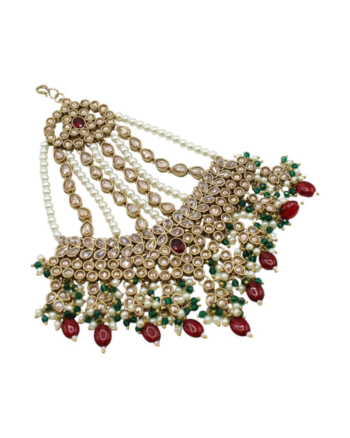 Elegant Traditional Indian Jewelry with Pearls and Gemstones