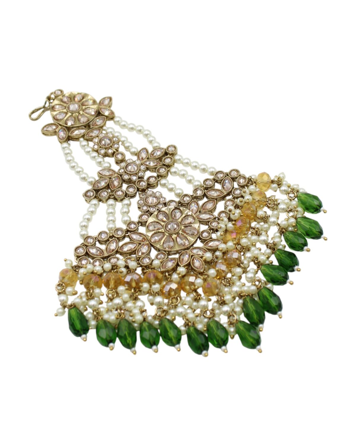 Elegant Traditional Indian Jewelry with Pearls and Gemstones