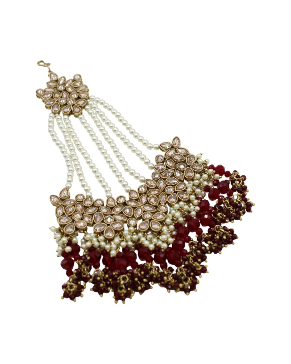 Elegant Multi-Layered Traditional Jewelry with Pearls and Gemstones