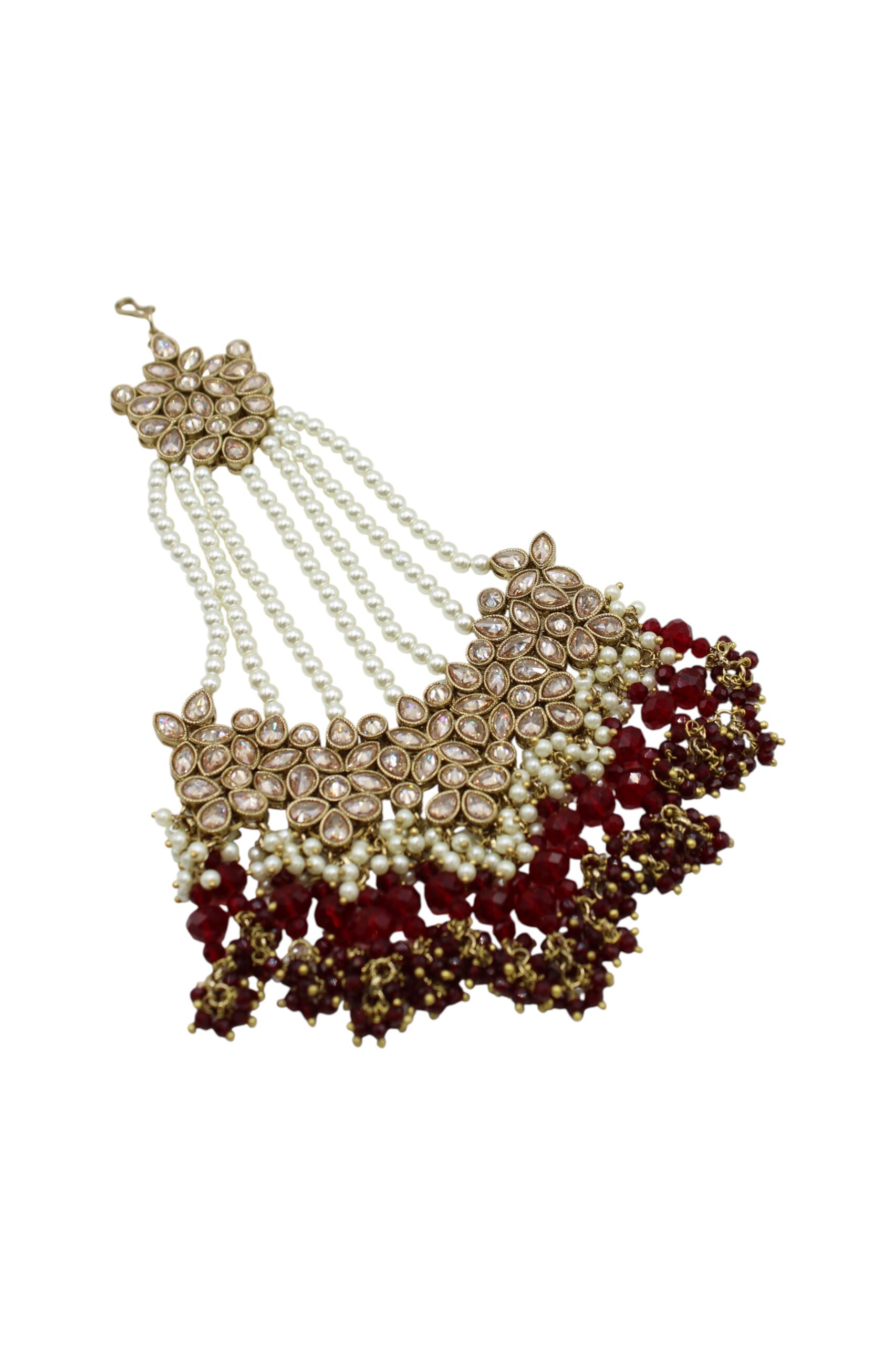 Elegant Multi-Layered Traditional Jewelry with Pearls and Gemstones