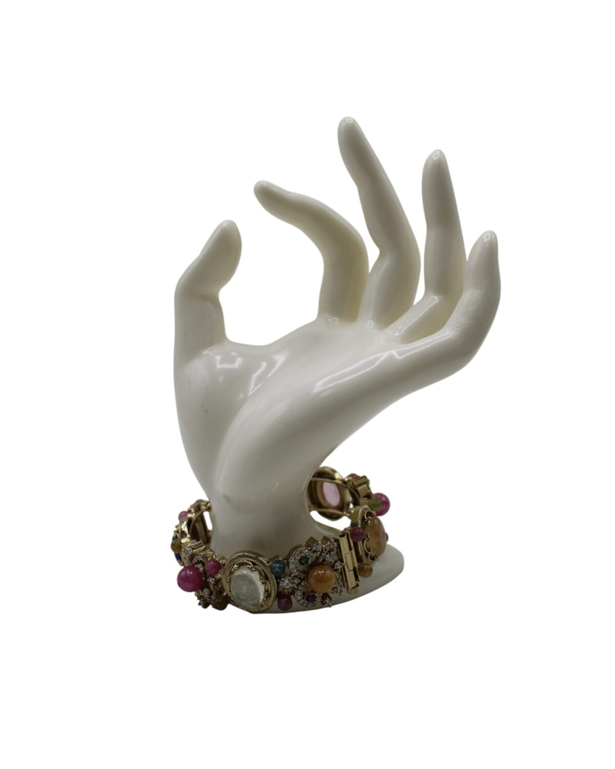 Elegant Jewelry Display on a Stylized Hand